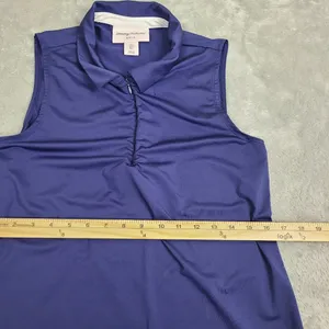 Tommy Bahama Golf ‎ Blue Collared Tank Top Womens Size Large thumbnail 3