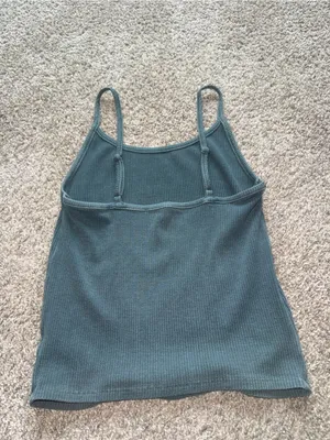 American Eagle - Ribbed Cami - Medium, Dark Green thumbnail 2