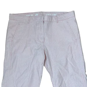 Khakis‎ by Gap Skinny Mini Pink Striped Rolled Pants Mid-Rise Stretch Women 6 thumbnail 2