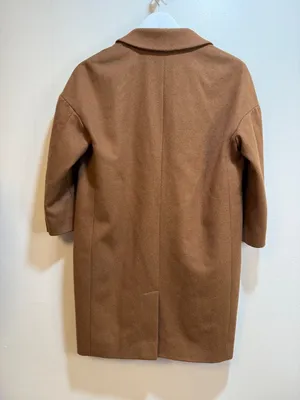 Cartonnier Brown Wool Blend Jacket Tailored Moody Professor Classic Tan Camel thumbnail 2