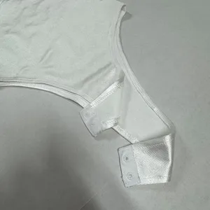 ADIKA White‎ Satin Bodysuit - Size S. thumbnail 8