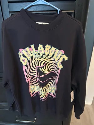 Billabong crewneck sweatshirt, size large thumbnail 1