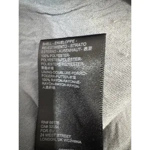 Urban Outfitters Grey Crinkled Midi Skirt Back Slit Size 8 Steel Grey Textured thumbnail 7