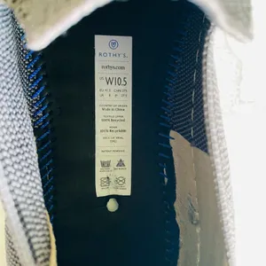 Rothys The Original Slip On Sneakers Steel Gray Comfortable Casual Shoes Sz 10.5 thumbnail 7