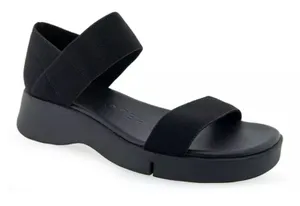 Aerosoles Freedom Sandal Womens 7.5 Black Platform Wedge Comfort thumbnail 1