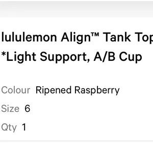 Alight Lululemon Tank thumbnail 5