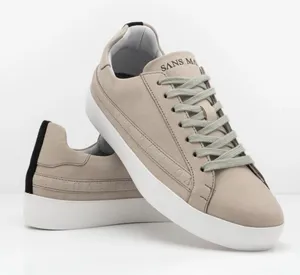 Women’s Olympus Low Top Sneakers Desert Sand Nubuck Leather thumbnail 1