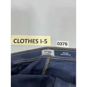 Woman’s Kensie Vtg Luxe The Kaya Wide Leg Capri Blue Jeans 14/32 Frayed Hem thumbnail 3