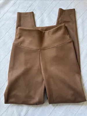 White House Black Market's signature Runway Leggings in chocolate thumbnail 9