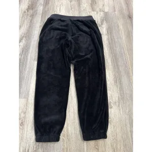 Athleta Double Cozy Karma Jogger Black Plush Fleece Sweatpants Womens Medium thumbnail 4
