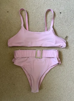 High waisted bikini Pink Size XL thumbnail 1