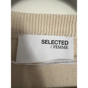 Selected Femme Striped Cardigan XS Beige Black Button‎ Front Organic Cotton thumbnail 4
