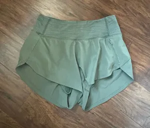 Outdoor Voices Army Green Shorts thumbnail 1