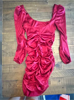 REVOLVE | MORE TO COME‎ Blair Ruched Mini Dress thumbnail 7
