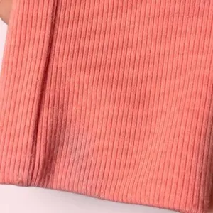 American Eagle Waffle Knit Ribbed Mockneck Cropped Long Sleeve Shirt Coral Small thumbnail 7