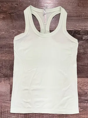 Athleta Mint Green Racerback Seamless Momentum Tank Top Small Activewear Workout thumbnail 1