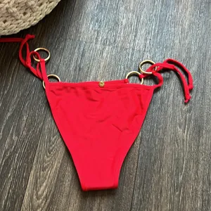 For Love & Lemon Red Bikini Bottoms thumbnail 3