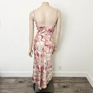 [Selfie Leslie] Lake Como Abstract Rose Floral Print Cami Midi Dress NWT Size XL thumbnail 3