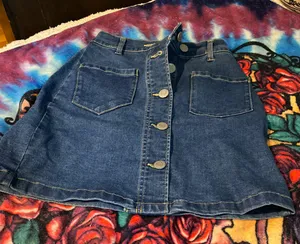 Jean Skirt Blue thumbnail 1
