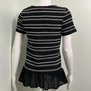ANTHROPOLOGIE Meadow Rue Smocked Peplum Top thumbnail 6