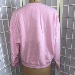 Grayson Threads Mama Pink Crewneck Oversized Sweatshirt Floral Patchwork Applique Size Small NWT thumbnail 4