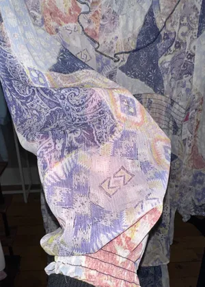 Boutique Boho Blue Mini Dress thumbnail 4
