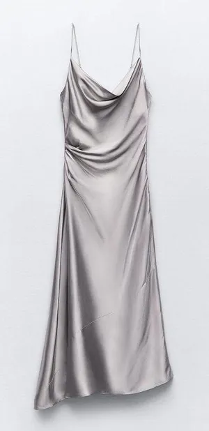 dress silver midi shower wedding party coctail thumbnail 8