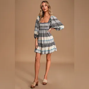 Free people All Lined Up Mini Dress thumbnail 5