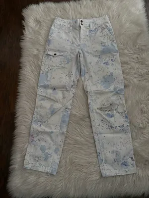 Anthropologie The Wanderer watercolor cargo pants thumbnail 5