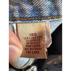 Vintage Crossroads Relaxed Fit Jeans Light‎ Wash High Rise Tapered 14S Cotton thumbnail 5