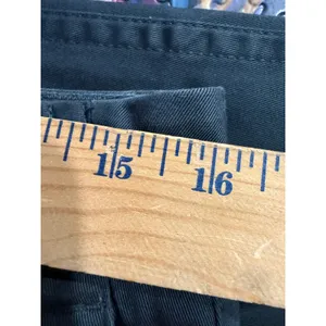 J.Crew Favorite Fit Broken-In Chino‎ Pants Womens 6T Black Wide Leg Cotton Twill thumbnail 9