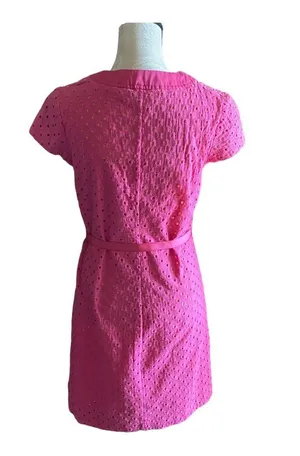 NWOT- Gorgeous pink eyelet dress thumbnail 7