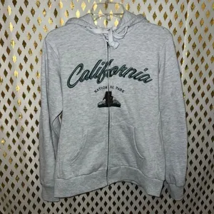California zip up hoodie souvenir size L thumbnail 2