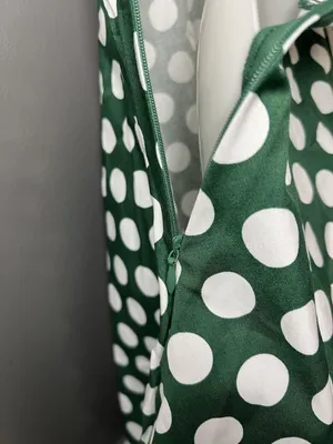 Dressystar Dress Womens Small Green Polka Dot Halter Fit & Flare Retro 50s thumbnail 9