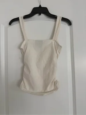 Reformation Trish Ruched Tank Top thumbnail 4