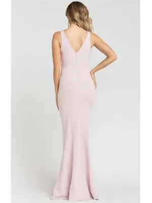 Show Me Your Mumu Morgan Pale Pink Bridesmaid Maxi Dress Medium thumbnail 2