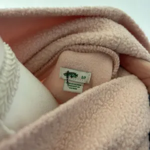 Aerie Mockneck Baby Pink Sherpa Sweater Sweatshirt Top Tie Waist Size Small thumbnail 4
