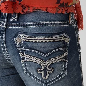 Rock Revival Low Rise Jeans New Without Tags Medium Wash thumbnail 3
