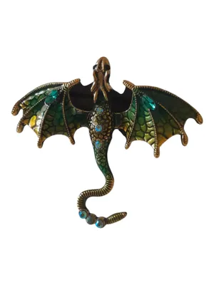 Green Dragon Brooch thumbnail 2