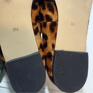 Talbots Ryan Twist Leopard Calf Hair Loafers Womens US 9M Leather Flats thumbnail 10