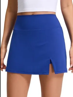 Royal Blue Athletic Skort with Pockets Size Medium Tennis Active Running thumbnail 1