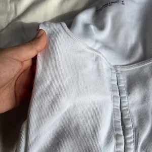 Abercrombie White long sleeve hook and eye bodysuit thumbnail 9