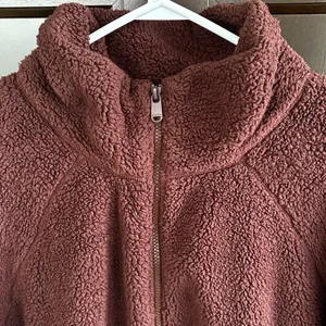 EUC Athleta Tugga Fleece Zip Front Jacket Brown Size 3X thumbnail 5