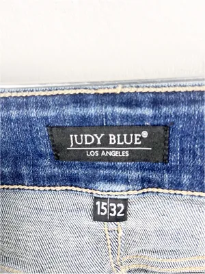 JUDY BLUE Blue Denim High Rise Flare Leg Jeans Size 32 Casual Neutral thumbnail 3