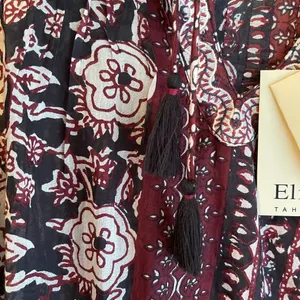 Elie Tahari Floral Print Cotton Puff Sleeve Blouse, XL - NWT thumbnail 5