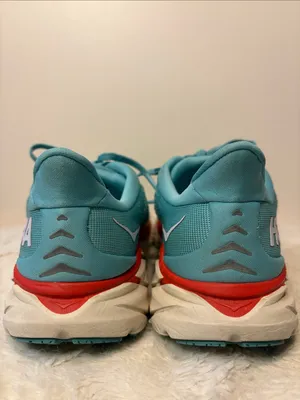 Hoka One One Clifton 8 Aquarelle/Eggshell Women’s Running Sneakers Size 7.5B thumbnail 6