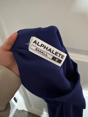 Blue Alphalete Amplify Leggings thumbnail 3