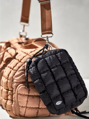 Free People Movement Quilted Mini Case Black NEW thumbnail 5