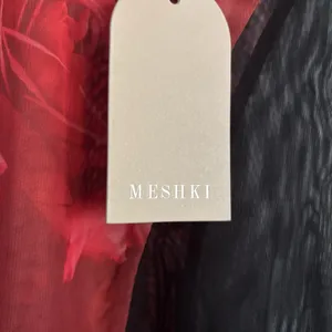 Meshki Red and Black Floral Dress thumbnail 5