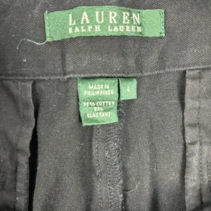 Lauren Ralph Lauren Pants Womens 4 Black‎ Chino Twill Flat Front Stretch Pockets thumbnail 5